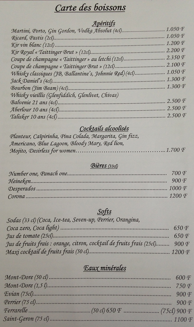 Photo du restaurant Roof (Le) à noumea, Nouvelle-Calédonie