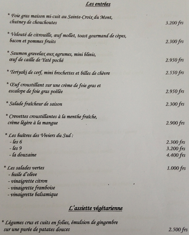 Photo du restaurant Roof (Le) à noumea, Nouvelle-Calédonie
