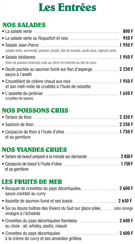 Photo du restaurant Bilboquet Plage (Le) à noumea, Nouvelle-Calédonie