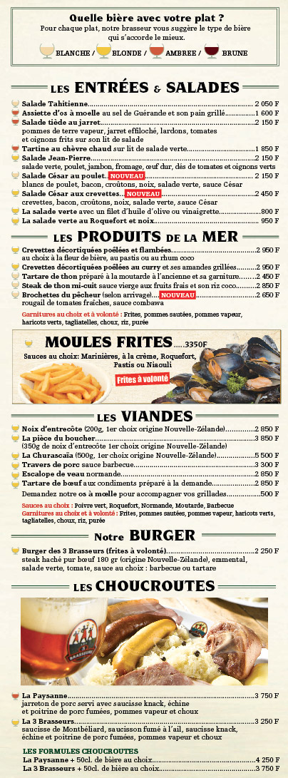 Photo du restaurant 3 Brasseurs (Les) à noumea, Nouvelle-Calédonie