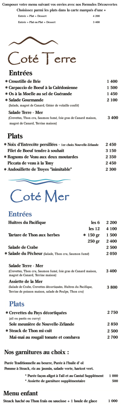 Photo du restaurant Entre Terre Et Mer à noumea, Nouvelle-Calédonie
