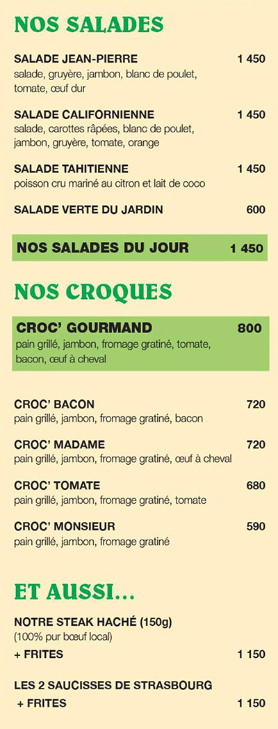 Photo du restaurant Faré du Palm Beach (Le) à noumea, Nouvelle-Calédonie