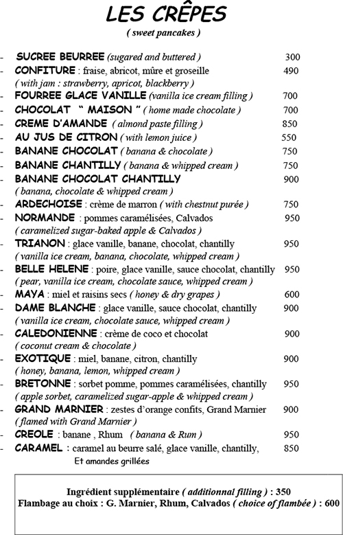 Photo du restaurant Crêperie Bretonne à noumea, Nouvelle-Calédonie