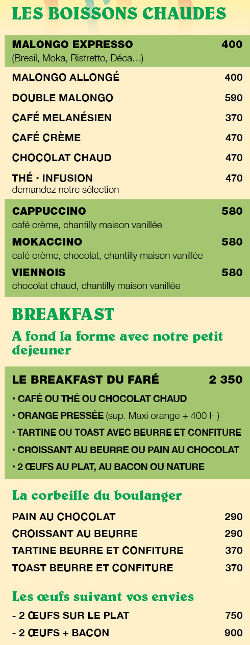Photo du restaurant Faré du Palm Beach (Le) à noumea, Nouvelle-Calédonie