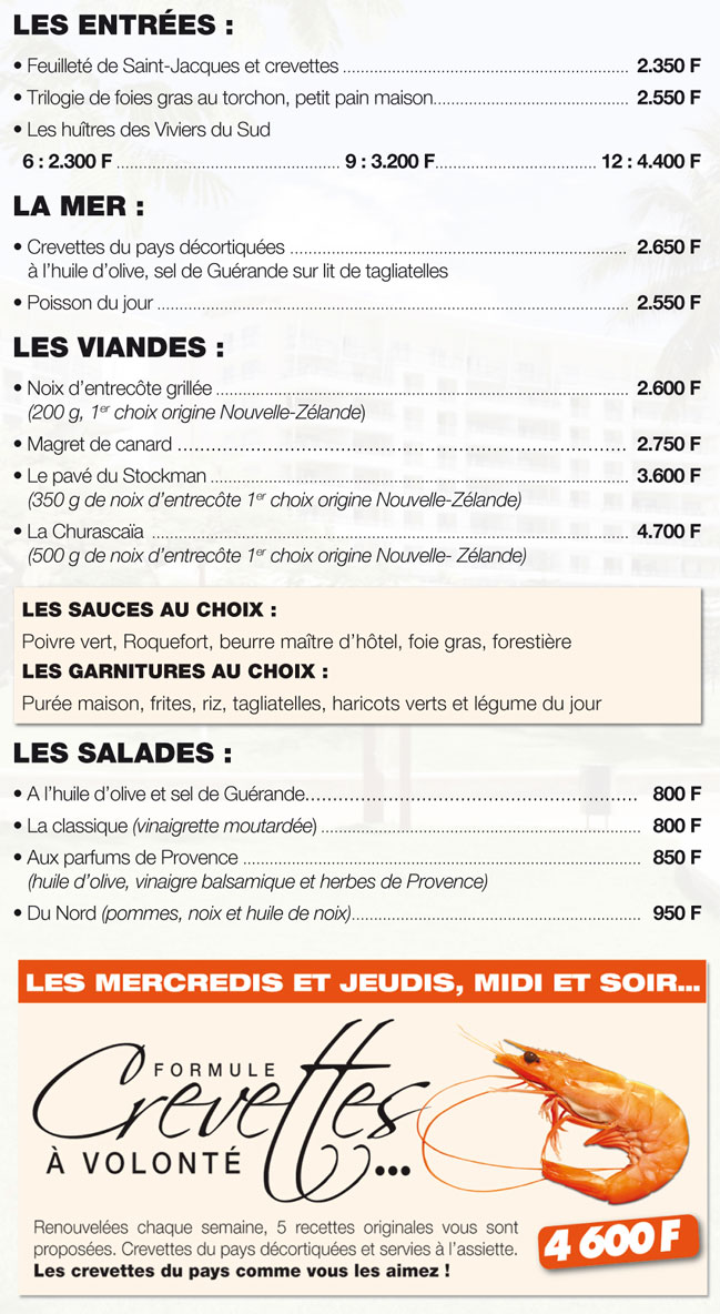 Photo du restaurant Terrasse (La) à noumea, Nouvelle-Calédonie