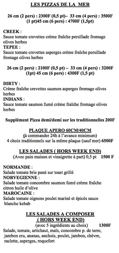 Photo du restaurant Indian’s Pizza à noumea, Nouvelle-Calédonie