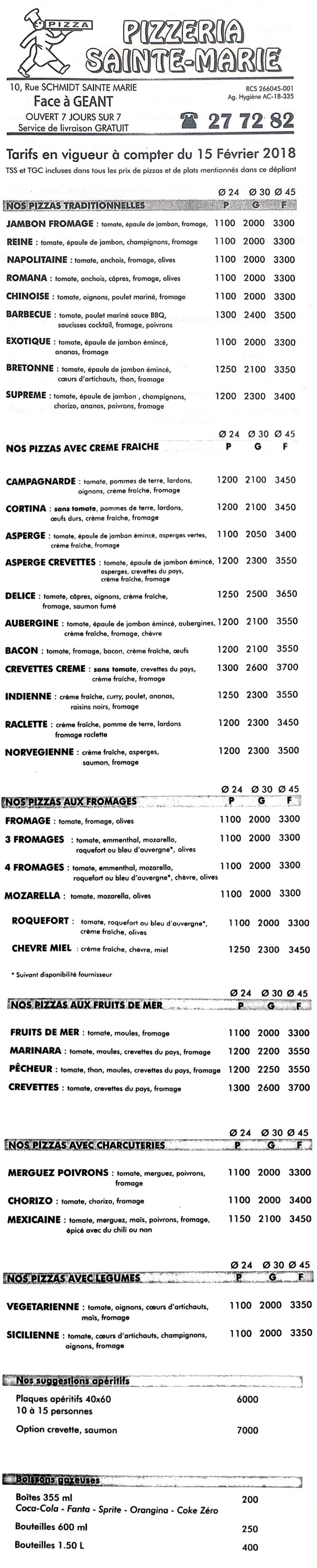 Photo du restaurant Pizzeria Sainte Marie à noumea, Nouvelle-Calédonie