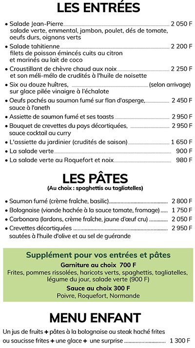 Photo du restaurant Bilboquet Plage (Le) à noumea, Nouvelle-Calédonie