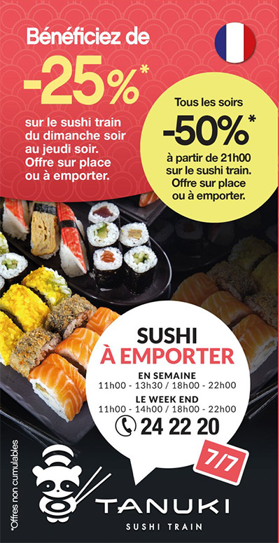 Photo du restaurant Tanuki Sushi Train à noumea, Nouvelle-Calédonie