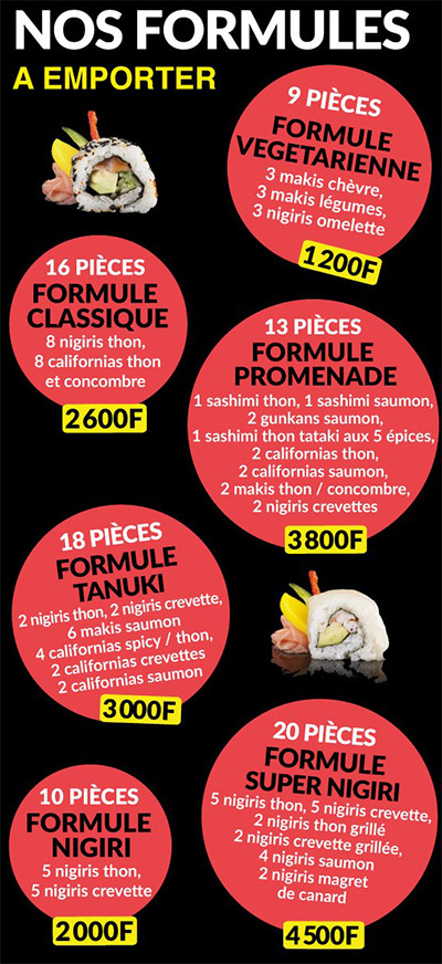 Photo du restaurant Tanuki Sushi Train à noumea, Nouvelle-Calédonie