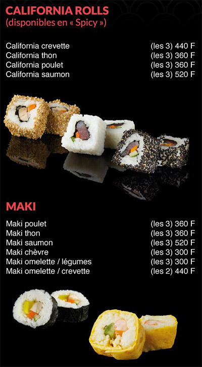 Photo du restaurant Tanuki Sushi Train à noumea, Nouvelle-Calédonie
