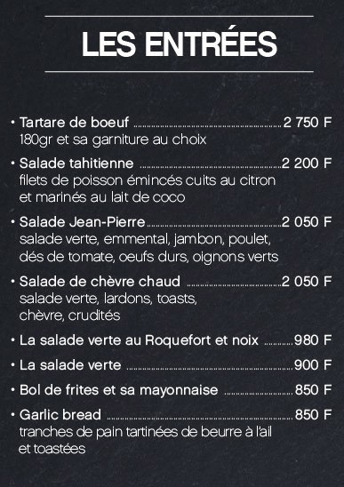 Photo du restaurant (Le) Fun à noumea, Nouvelle-Calédonie